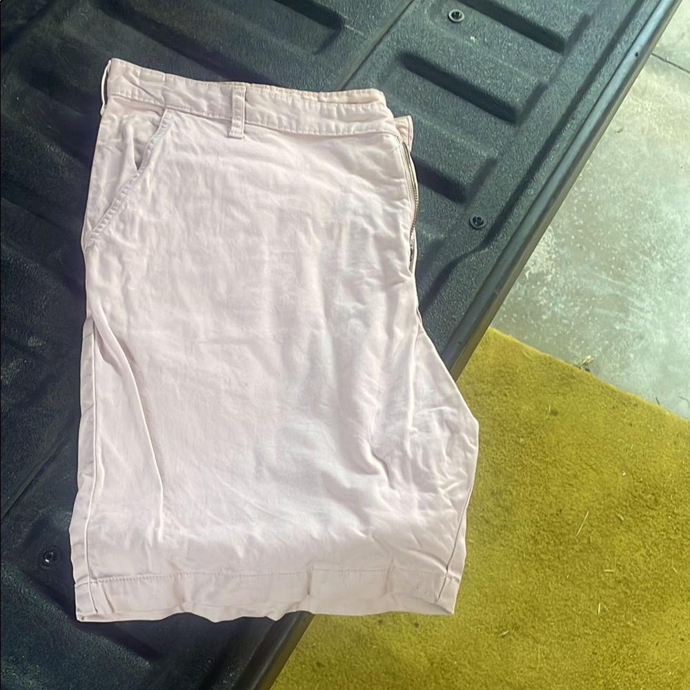 George Men's Soft Pink Flat Front Shorts